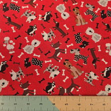 Crafts Cotton Fabric Dog Toss