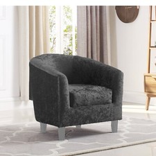 Velvet tub chair - tub,