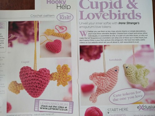 Cupid lovebirds amigurumi - &,
