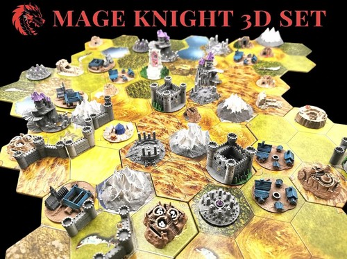 Mage knight sets - , 3d