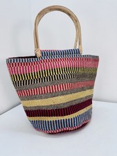 Pieces Colourful Woven Straw