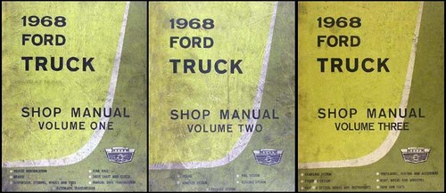 1968 ford truck original shop - truck,