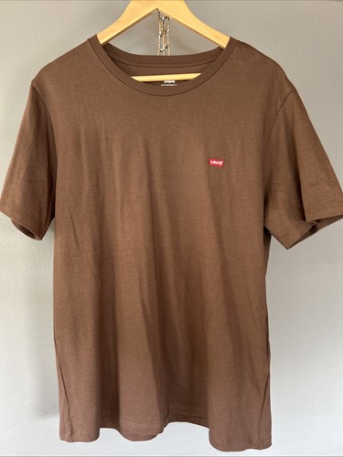 Levi men shirt m - men's, brown