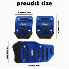 Anti-Slip Car Pedal Covers Set