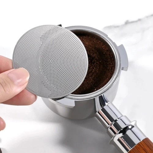 Coffee espresso puck screen - puck,