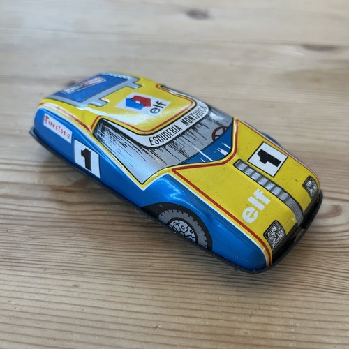 Vintage tin toy race - tin,