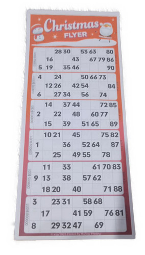 Christmas flyer number - christmas, 90