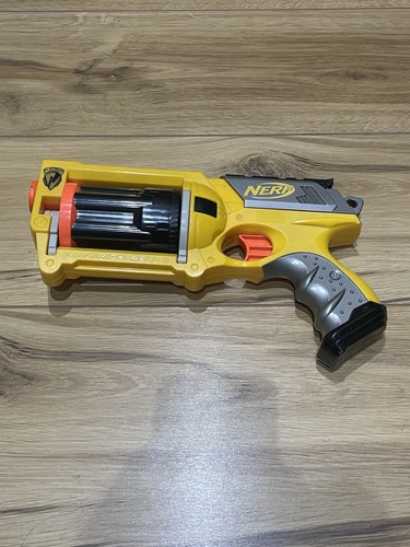 Nerf yellow strike revolver - yellow, n-strike
