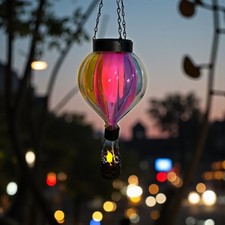 Glass Hot Air Balloon Solar