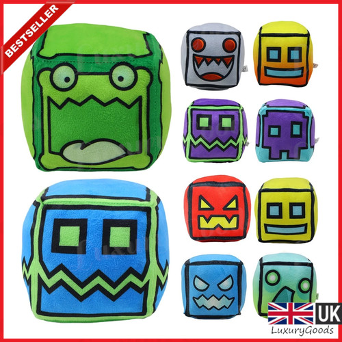 Geometry dash cube plush - dash,