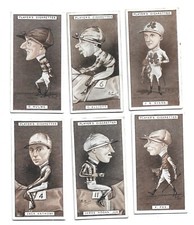 RACING CARICATURES SIX CARDS