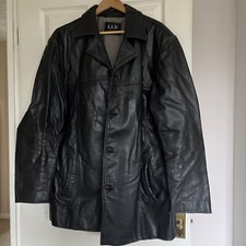LLD Mens Leather Jacket XXL