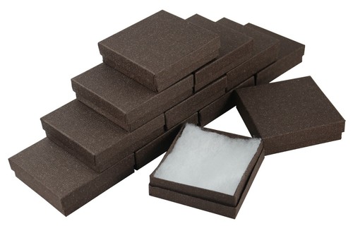 Dark brown linen - dark, card