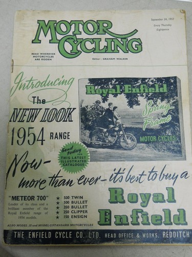Motor cycling magazine - magazine,, sept