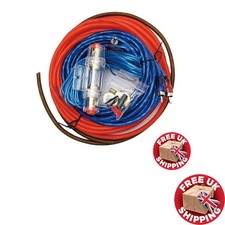 Car Audio Wiring Kit Cable Subwoofer for Edge Vibe Car Audio 8 Gauge AMP RCA