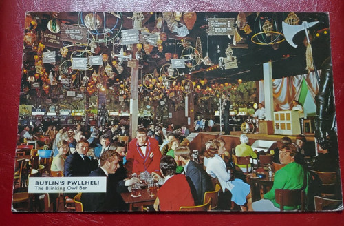 Butlins pwllheli postcard - butlins,