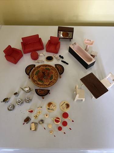 Dolls house furniture - dolls,