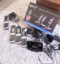 BT8600 Premium Nuisance Call blocker 4 handsets, 2 answering machines