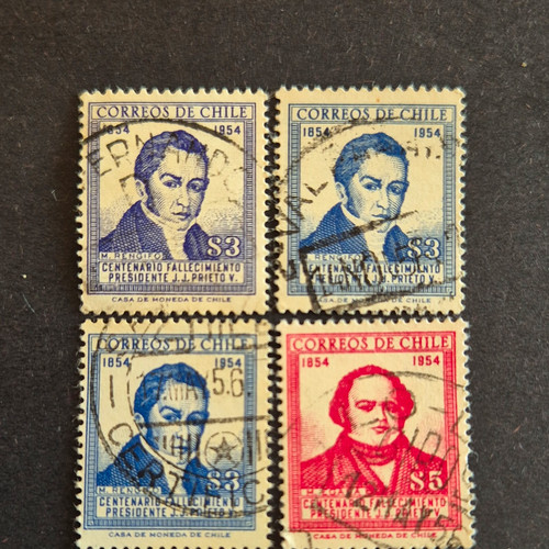 Stamps chile 1955 - stamps,