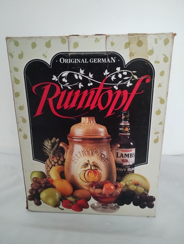 Vintage german rumtopf unused - german,