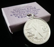 Sterling Silver Scottish School Watch Fob Medal, Lorretto School, Hurdles 1934