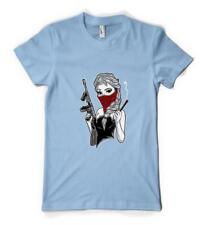 Frozen Gangster Princess Matchstick Tommy Gun  Personalised Unisex Adult T Shirt