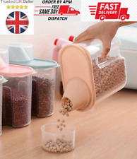 2.2L Airtight Dry Food Kitchen Rice Dispenser Container Cereal Box Storage 4PCS