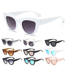 Fashion Women Cat Eye Sunglasses Oversized Retro Designer Eyewear Shades