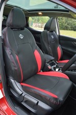 Nissan Qashqai Black With Red