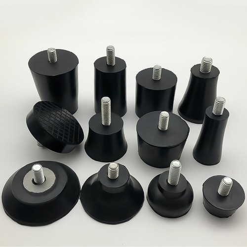 Rubber adjustable feet - adjustable, m8