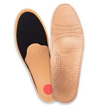 Orthotic Leather Shoe Insoles with Arch Support Heel Cushion Footbed Women Men