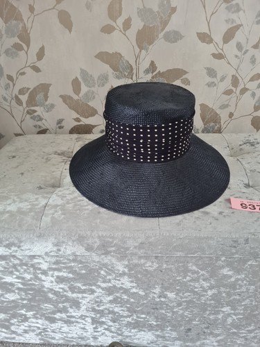 Ladies wedding hat navy - ladies,