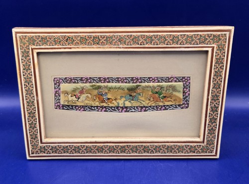Antique persian miniature - persian,