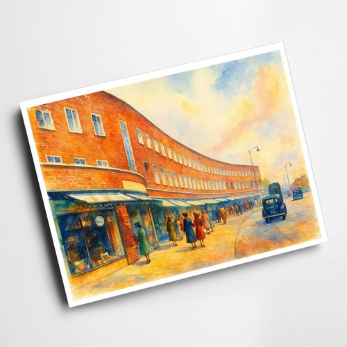Print shopping centre - print,