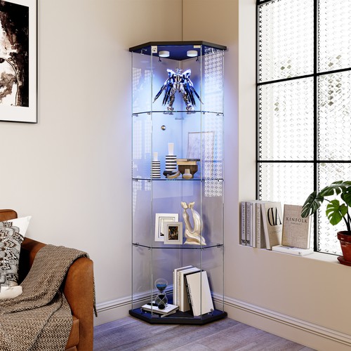 Glass display cabinet - cabinet, corner