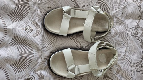 Clarks ladies white sandals - ladies,