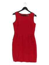 KEW Bodycon Midi Dress UK12 in Red