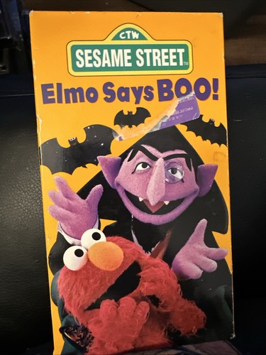 Elmo says boo - by, sesame