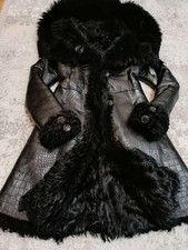 Black leather natural