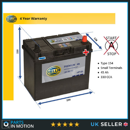 Hella premium car battery - car,