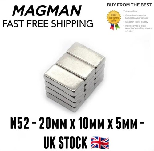 Pcs n52 neodymium - neodymium, block