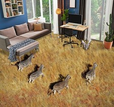3D Zebra Grass 24306NA Floor