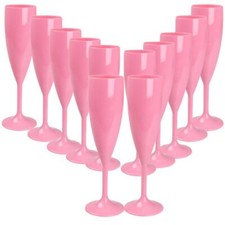 Pink prosecco flutes - pink,