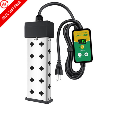 Immersion water heater with - heater,