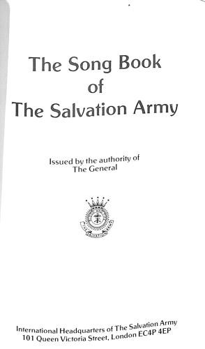The song book salvation - book, of