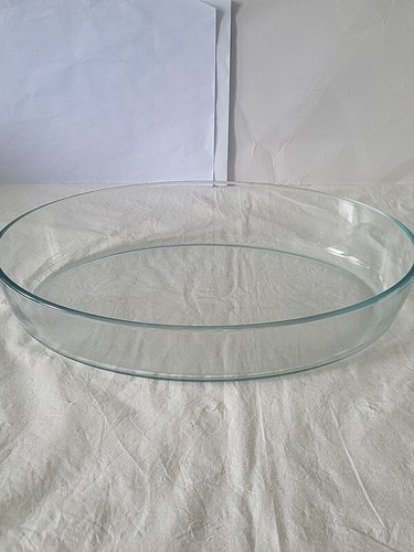 Vintage oval pyrex clear - 13.5",