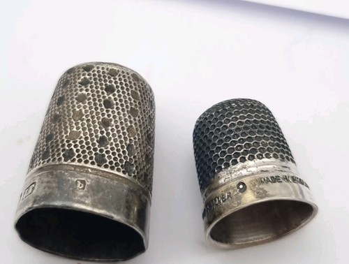 Antique thimbles solid - antique,