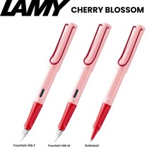 Lamy Safari Cherry Blossom Fountain RollerBall Pens Gift Box included