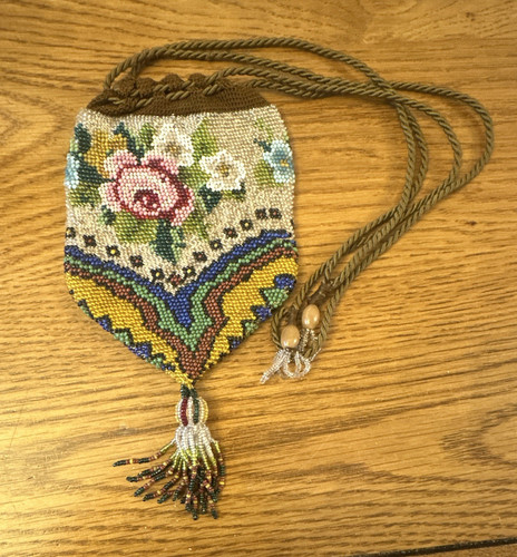 Antique edwardian microbeaded - edwardian,