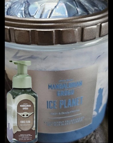 Ice planet wick candle bath - planet, 3